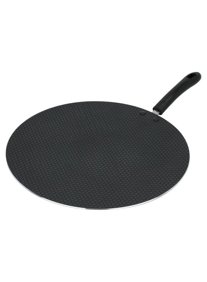 Alsaif Gallery Red Flame Long Handle Baking Tray 35 Cm Black - Image 2