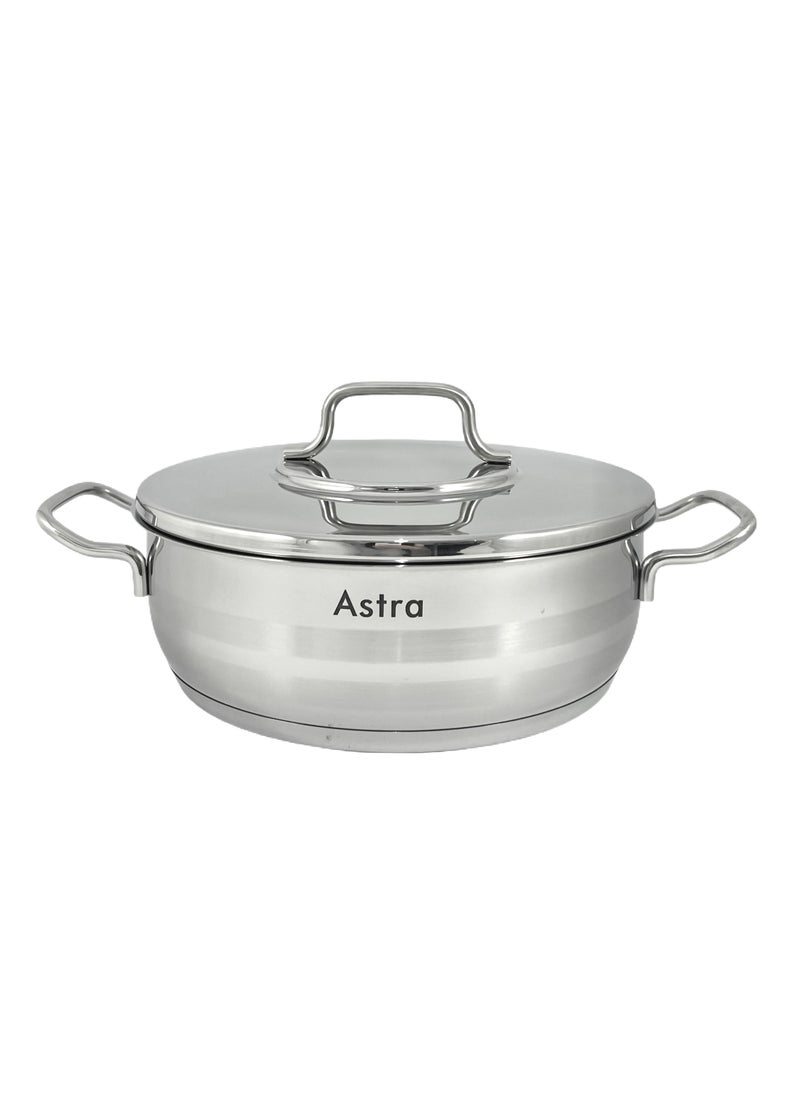 ASTRA Premium Low Casserole 24x8 cm 3.6L – Compact and Efficient Cookware for Perfectly Cooked Meals - pzsku/Z6DF899C76C723F1899CFZ/45/1741176992/e1dca857-3dae-463d-b300-58759a752259