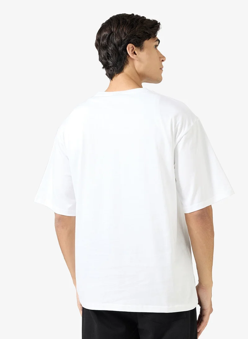 Seventy Five Graphic Print Oversized T-Shirt