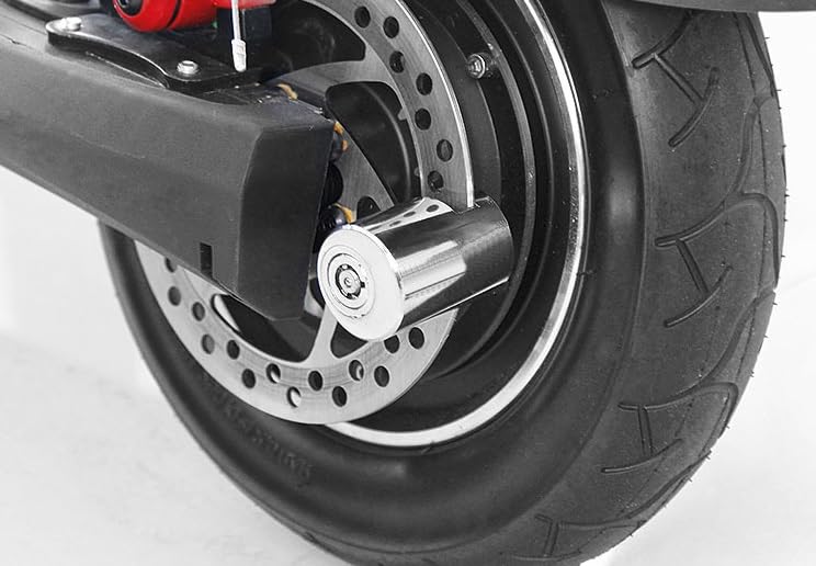 ELTRON TURBO ELT9900778 TITEG Steel Heavy Duty Disc Lock Brake Antitheft Locking Devices 7mm Pin Wheel Locking Security for Bike, Motorcycle, Scooty (Pack of 1, Chrome) - Image 5