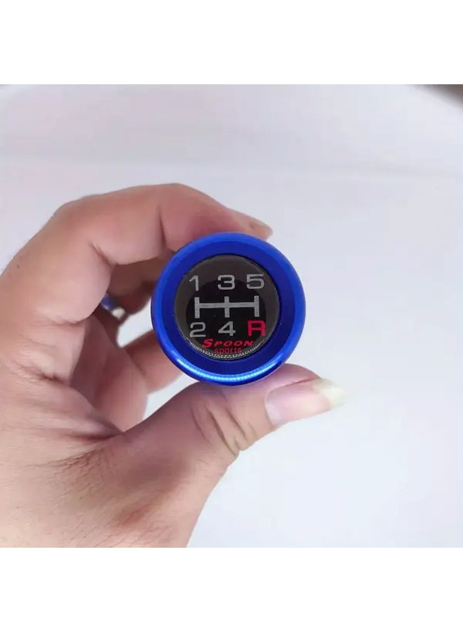 Blue Universal Manual Stick Gear Shift Knob Head for Aluminum Car Gear Lever - Image 5