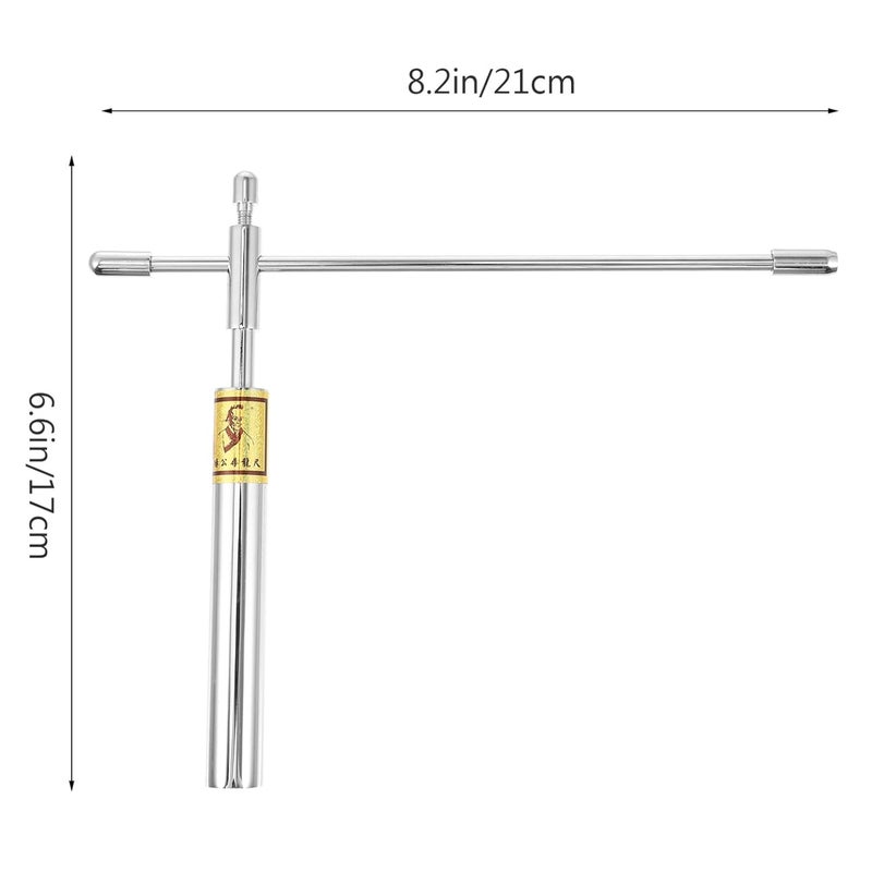 comfrt 1 Set Copper Dowsing Rods with Storage Box and Instruction Water Divining Rod Portable Feng Shui Probe for Tools Treasure Buried Items - Image 4