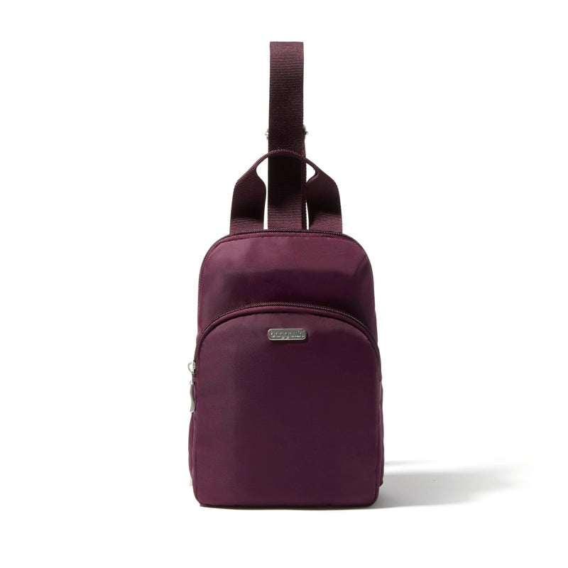 Baggallini Essential Sling - Small 12x7 Inch Sling Crossbody Bag for Women with Convertible Adjustable Shoulder Strap - Image 1