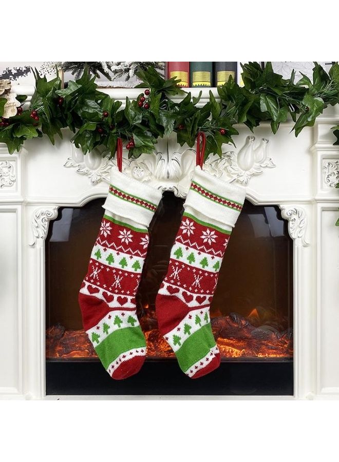 NIBEMINENT Decoration Woolen Socks Candy Bag Multicolour - Image 5