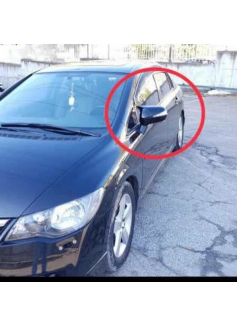Newdizayn - Honda Civic FD6 Mirror Cover 2006-2011 - Bat Mirror Cover - Batman Model - Image 1