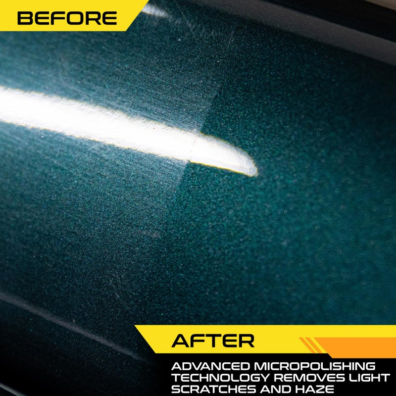 Formula 1 شمع كارناوبا لسيارات الفورمولا 1 - لمعان عالي - ملمع لتفاصيل السيارات لللمعان والحماية - إزالة الضباب والتجاعيد من الطلاء مع عوامل الميكروبوليشينغ - مستلزمات تنظيف السيارات (8 أونص)  - Image 4