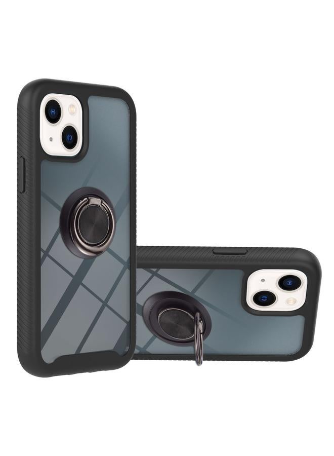 The Bros Starry Sky Solid Color Series PC + TPU Case with Ring Holder & Magnetic Function For iPhone 14 Max