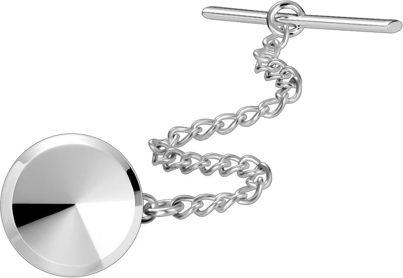 AMITER Shiny Tie Tack Clip for Men Square Tie Pins - Necktie Pin Best Gifts for Wedding Business Formal - Image 3