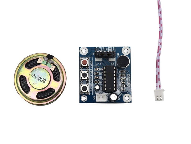 Electronicspices ISD1820 Voice Recording Module with On Board Mic and Speaker - Image 1
