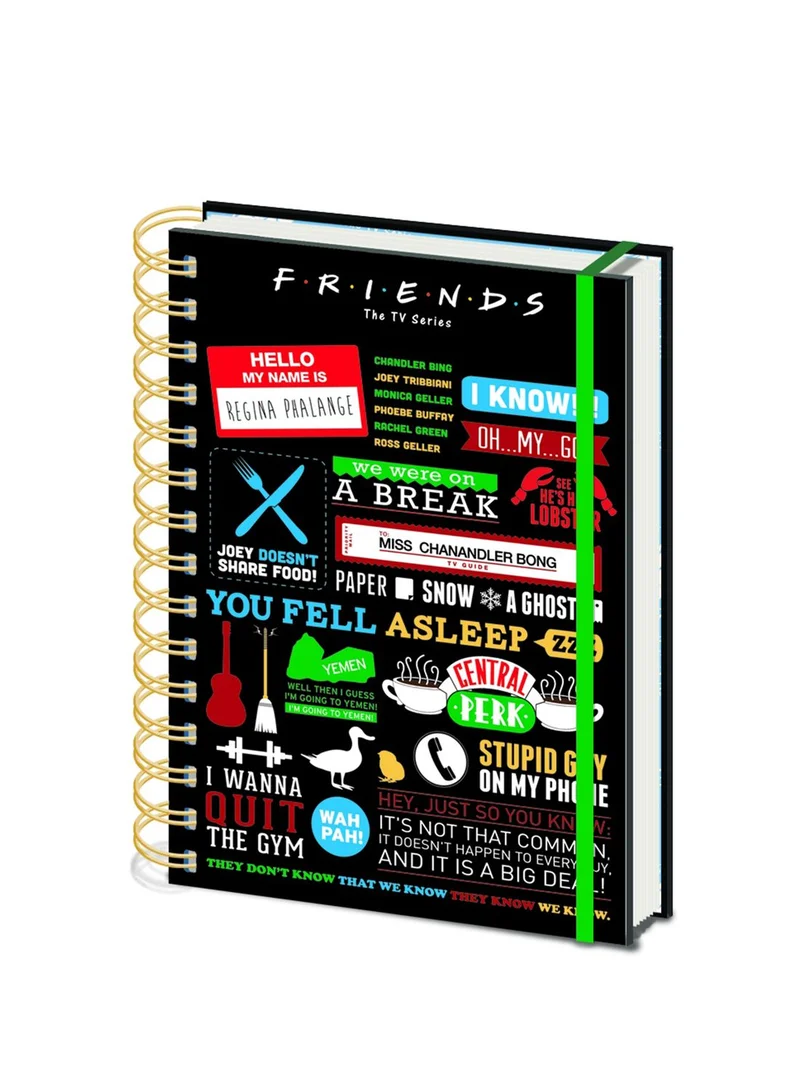 Friends Friends Infographic Notebook