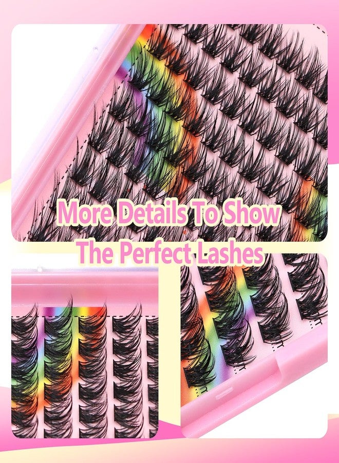 Bodermincer Lashes Clusters 10+12mm/12+14mm/14+16mm/16+18mm/10-12-14-16mm/14-16-18mm Mixed and 8-20mm to Choose Lashes Extension Kit lash Clusters Lashes Wispy Eyelash Extension （20mm) - Image 4