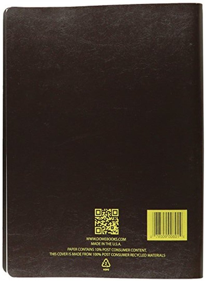 DomeSkin Dome DOM600 Bookkeeping Record Book Weekly 128 Pages 9 x11 Inches, Brown - Image 2
