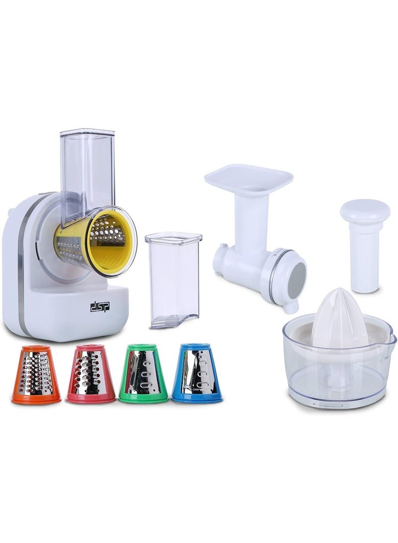 دي اس بي جهاز تقطيع وبشر الخضروات الكهربائي 3×1 مع عصارة فواكه من DSP – متعدد الاستخدامات للمطبخ KJ3001 - Image 1