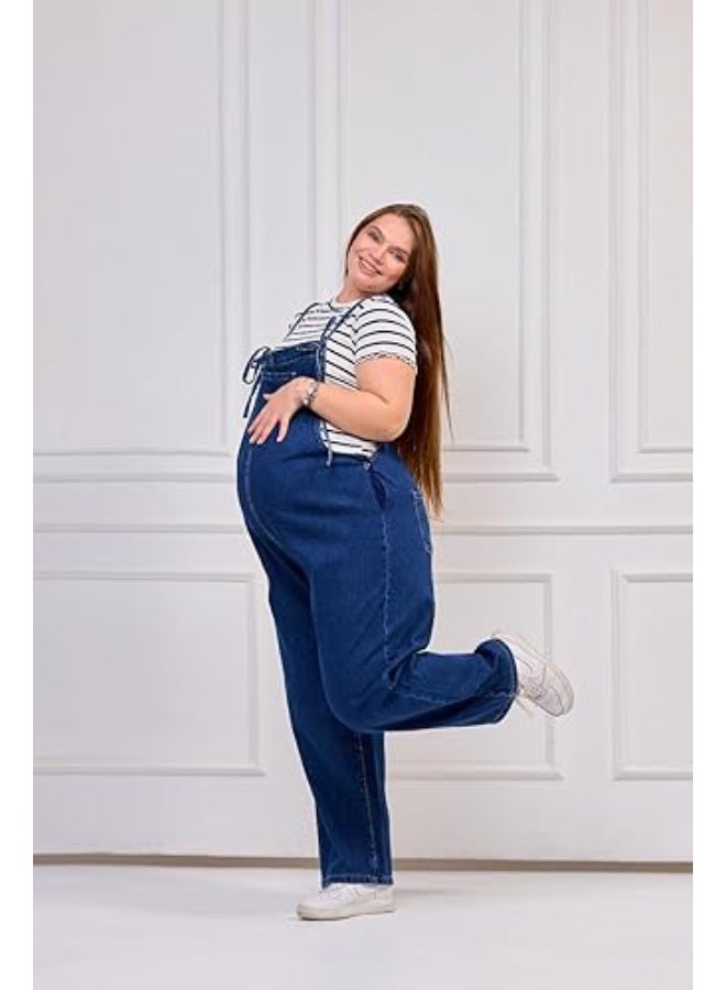 توباي بنطلون جينز بقدم واسعة للحوامل  – مريح وعملي بتصميم عصري يناسب كل مراحل الحمل - Image 5