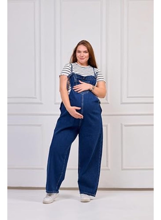 توباي بنطلون جينز بقدم واسعة للحوامل  – مريح وعملي بتصميم عصري يناسب كل مراحل الحمل - Image 4