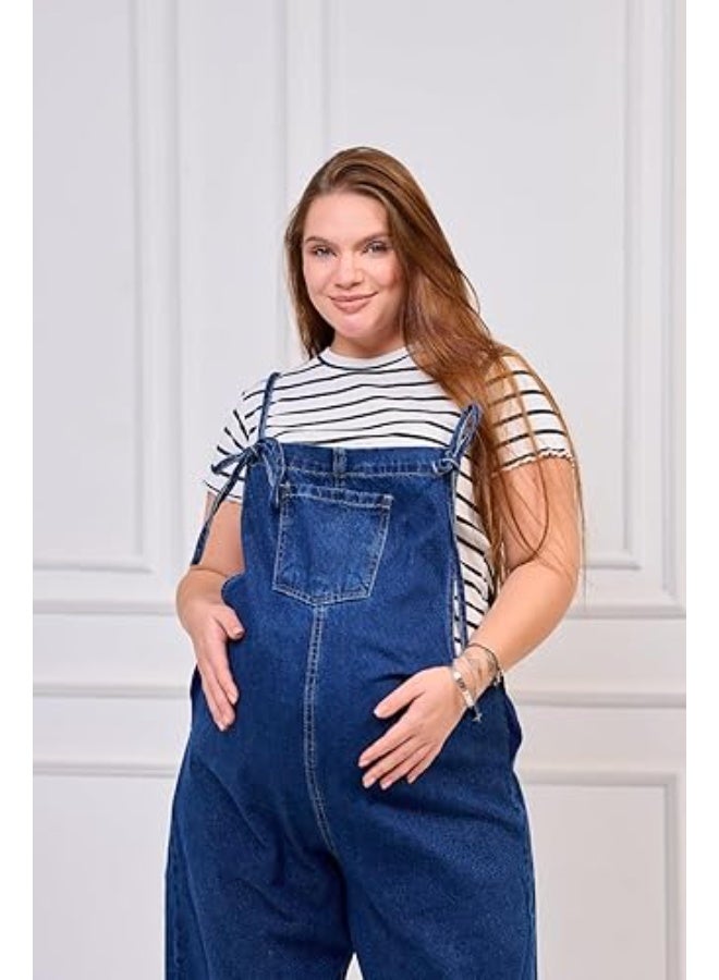 توباي بنطلون جينز بقدم واسعة للحوامل  – مريح وعملي بتصميم عصري يناسب كل مراحل الحمل - Image 1