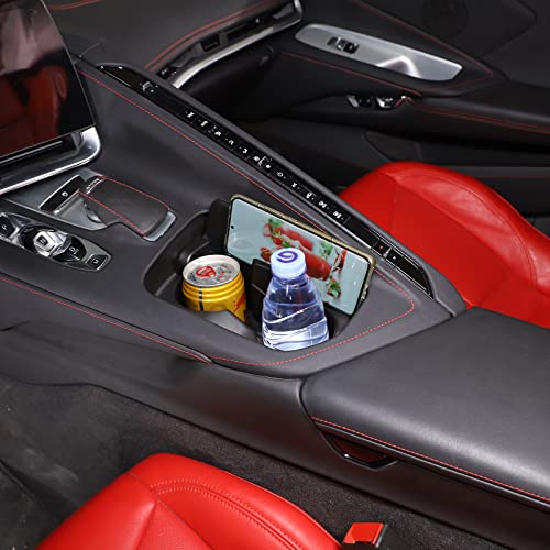 CHEAYAR Cup Holder Inserts Compatible with Chevrolet Corvette C8 2020-2023 Z06 Z51, Cup Holder Expander for Car, Cup Holder Pocket Organizer, Shelves Designed for Things Like Phones and Glasses, C8 Accessory - Image 5