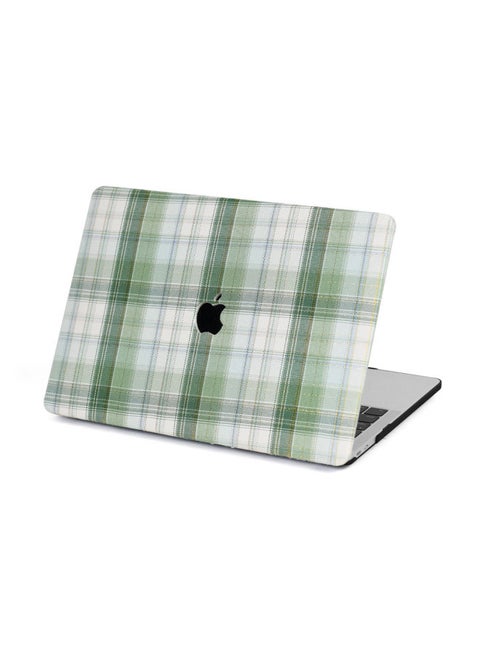 Macbook Air Protective Case Pro13 Case Apple Laptop Protective Case PU Leather Case-Color:7065-2# Green-Applicable Model:(Hollow) Pro13(A1278)