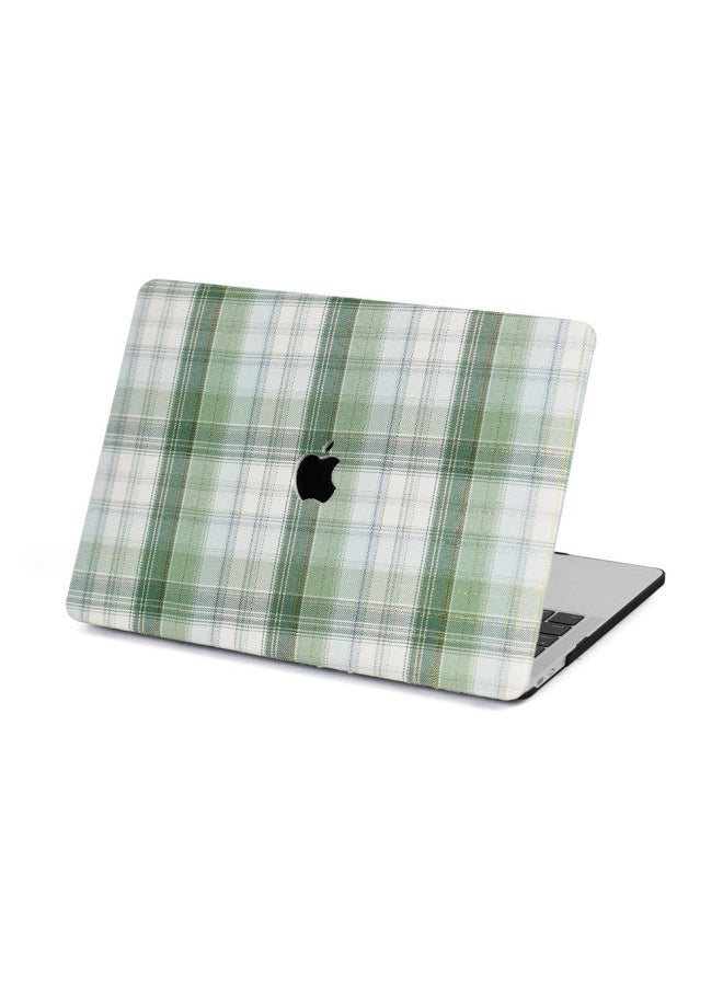 Macbook Air Protective Case Pro13 Case Apple Laptop Protective Case PU Leather Case-Color:7065-2# Green-Applicable Model:(Hollow) Pro13(A1278)