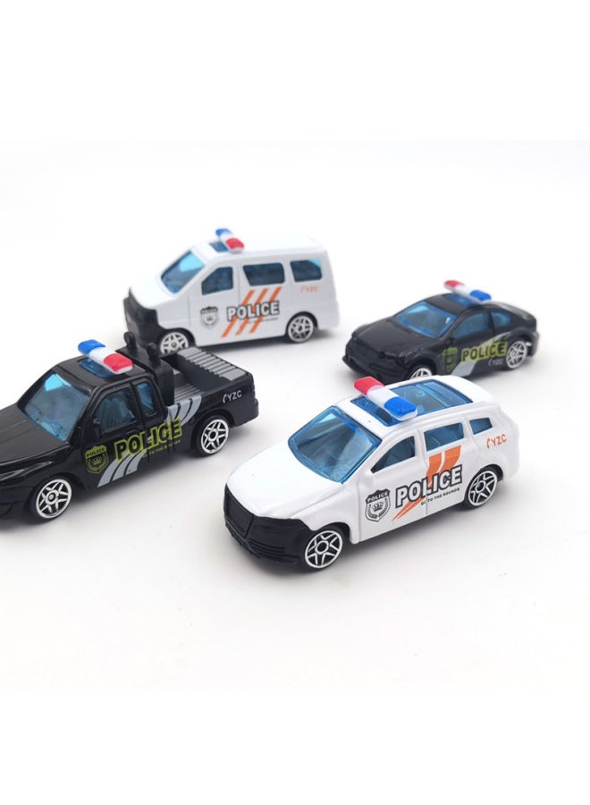 Alloy Toy Car Model Simulation Police Car Children's Pocket Car Sliding Car Racing Car Sports Car Boy Toy-Color:OPP Bag Single  - Image 2