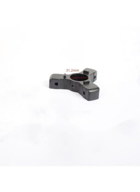 Photography Camera Tripod Bracket Lamp Holder Locking Clamp Buckle Fixing Fixture Fishing Telescopic Rod Plastic Round Pipe Fittings-Body Color:313 Lower Three-prong Bottom (with 31.2mm Outer Diameter Round Tube)