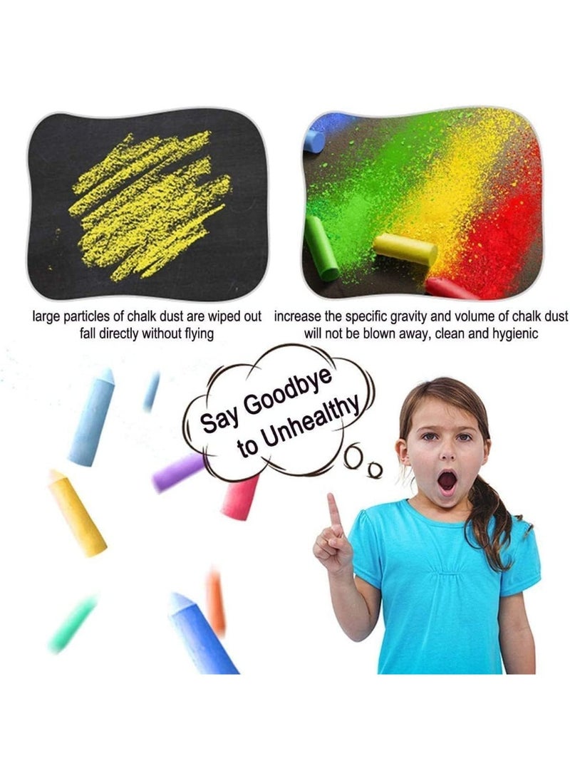 24 Pack Cone Shaped Chalk, Non Toxic Jumbo Chalk, Washable Chalks Set, Easy to Use, Easy to Hold, for Art Play, Summer Outdoor Games and Chalkboard Drawing, 6 Different Color - Image 5