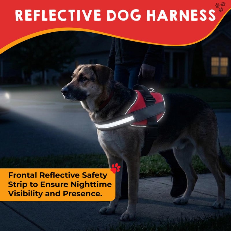 Pelto Service Dog Vest + ID Tag + 50 ADA Information Cards - Service Dog Harness in Sizes X Small to XX Large, Metal Dog Tag has Durable Clip, Service Animal Information Cards are 2-Sided. ESA Accessory Set - Image 5