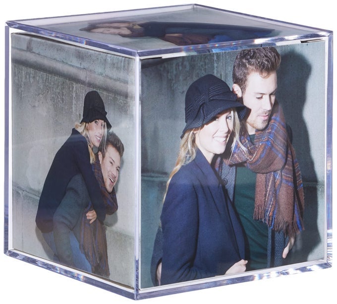 PHOTO CUBE 85 X 85 CM MADE OF ART GLASS DOUBLE PACK PHOTO CUBE MW100AD