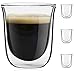 JoyJolt JoyJolt Javaah Double Walled Espresso Glasses Espresso Cups (Set of 4)- 2-Ounces  - Image 2