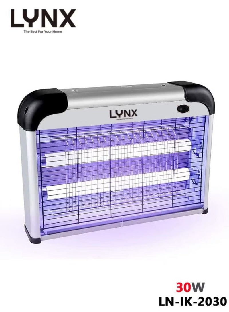 LYNX led Bug Zapper Fly Traps I 2 Tubes Insect Killer | Non- Poison, No Smell, Non-Pollution Healthful | Ideal for Office, Home, Hotels 30W LN-IK-2030 - Image 1