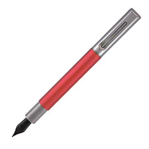 Monteverde USA Ritma Fountain Pen in Red – Fine Nib, Smooth JoWo Stainless Steel, Refillable Ink Cartridge/Converter – Perfect for Everyday Writing & Journaling - Image 2
