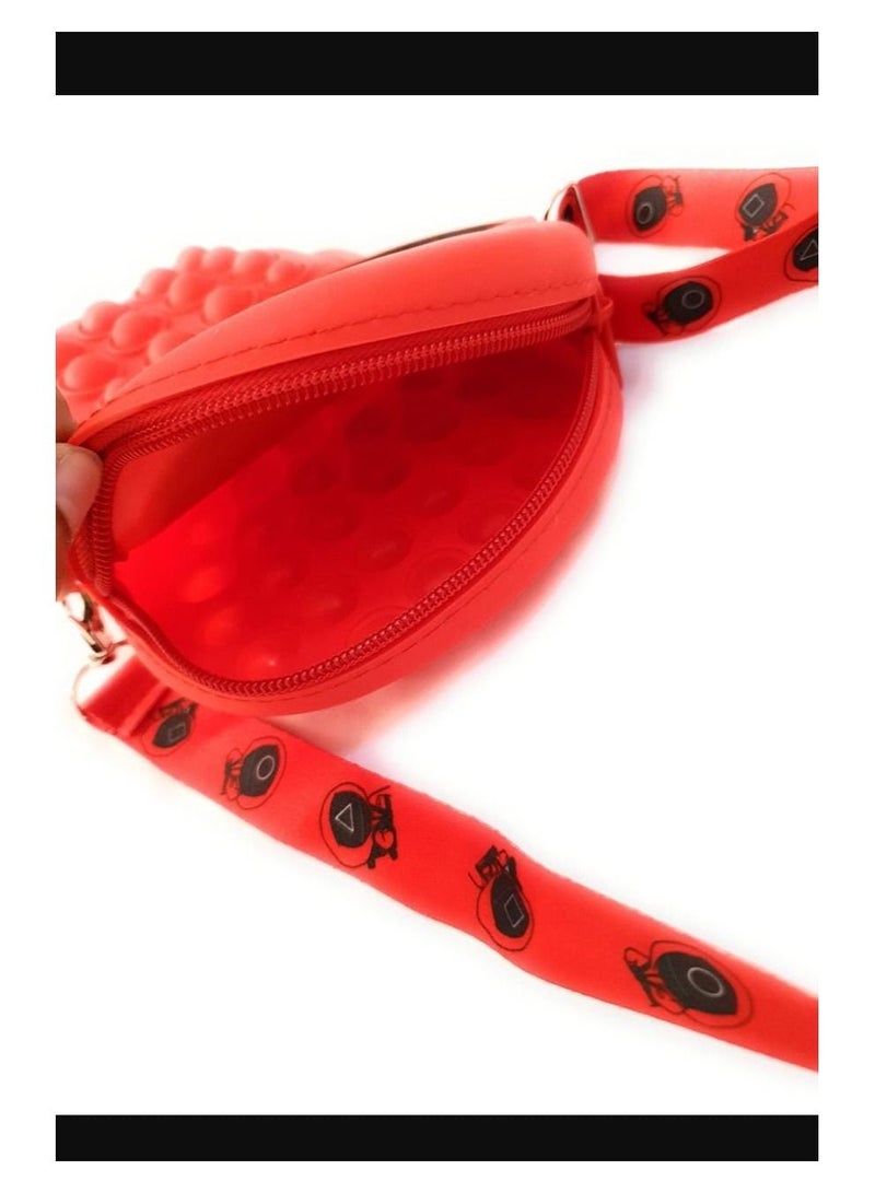 DARIYAH حقيبة كتف Squid It Game Pop Push Fidget Crossbody - Image 2