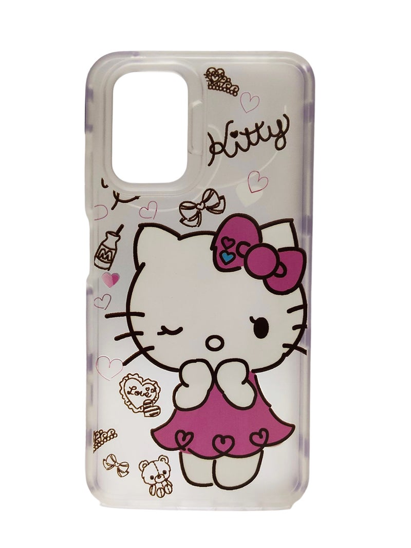 CFS Cute Cat Design TPU Back Cover for Xiaomi Note 10 4G - Multicolor - Image 1