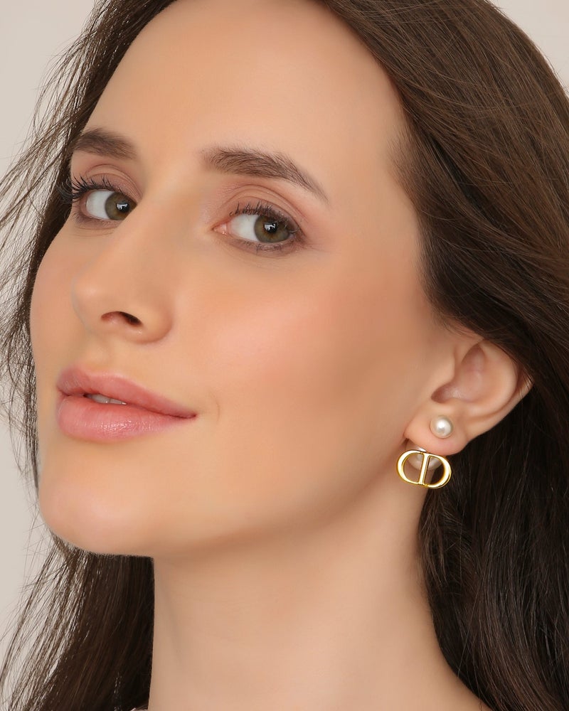 TAAHIRA 18K Gold Plated Women’s Earrings – Waterproof, Anti-Tarnish, Everyday Wear - Image 1