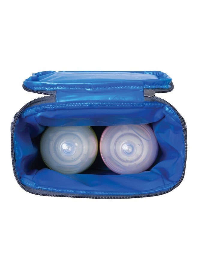 PACKIT PackIt Freezable Double Bottle Bag, Built with EcoFreeze Technology, Collapsible, Reusable, Zip Closure, Buckle Handle, Perfect for Breastmilk and Formula On the Go - Image 4