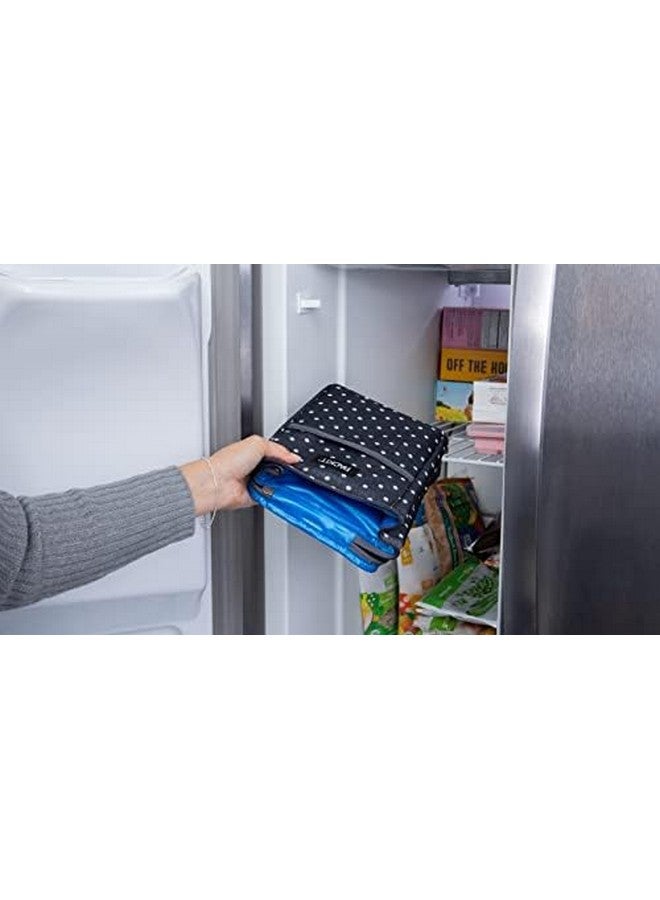 PACKIT PackIt Freezable Double Bottle Bag, Built with EcoFreeze Technology, Collapsible, Reusable, Zip Closure, Buckle Handle, Perfect for Breastmilk and Formula On the Go - Image 2