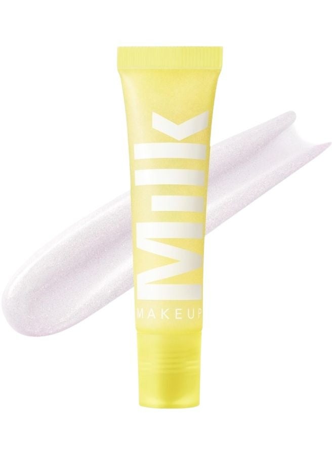 MILK MAKEUP Milk Makeup Balmade Hydrating Tinted Lip Balm Electron 12ml – Clear Multicolor Shimmer with Citrus Lemon Flavor & Electrolytes  - Image 1
