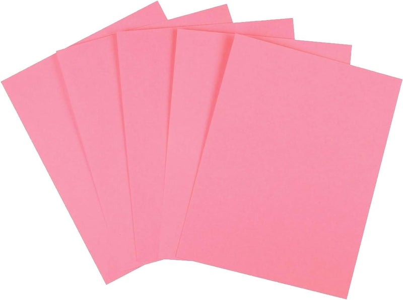 Staples Brights Colored Paper 8 1/2-Inch x 11-Inch Pink Ream 500/Ream - Image 1