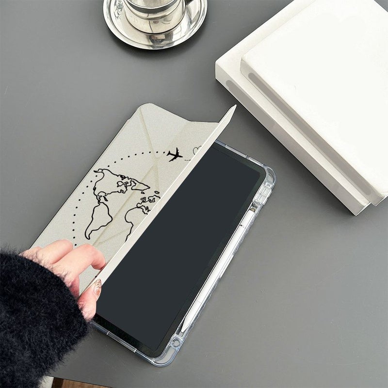 حالة الجهاز اللوحي القابلة للطي متوافقة مع iPad Pro 12.9 2022 خفيفة الوزن للسفر - Image 5