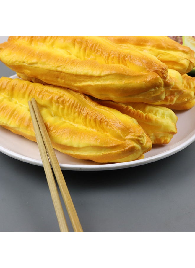 Simulation Of Steamed Buns, Steamed Buns, Flower Rolls, Fried Dough Sticks, Dumplings, PVC Model, Baked Wheat, Ornaments, Food Props, Food Teaching Aids-Color:Spinach Dumplings  - Image 5
