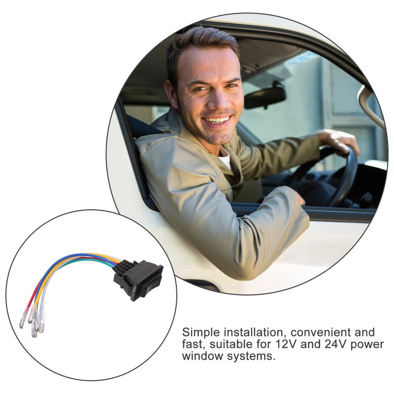 🚗 مجموعة أسلاك تحكم كهربائية للنوافذ للسيارات 24 فولت - Image 5