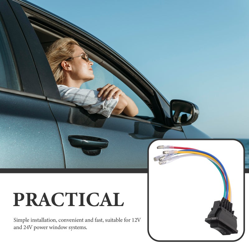 🚗 مجموعة أسلاك تحكم كهربائية للنوافذ للسيارات 24 فولت - Image 3