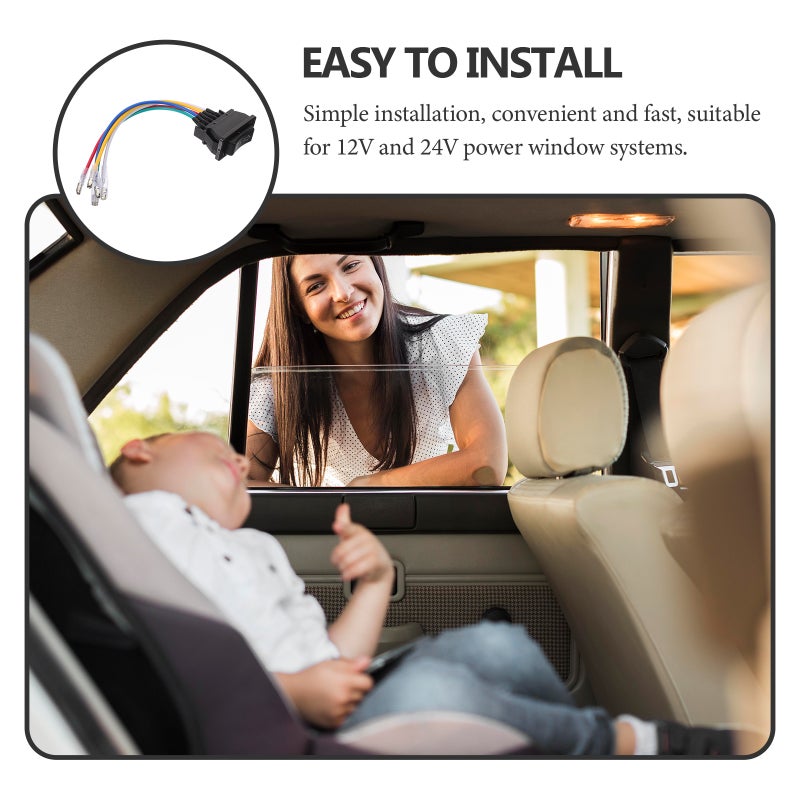 🚗 مجموعة أسلاك تحكم كهربائية للنوافذ للسيارات 24 فولت - Image 4