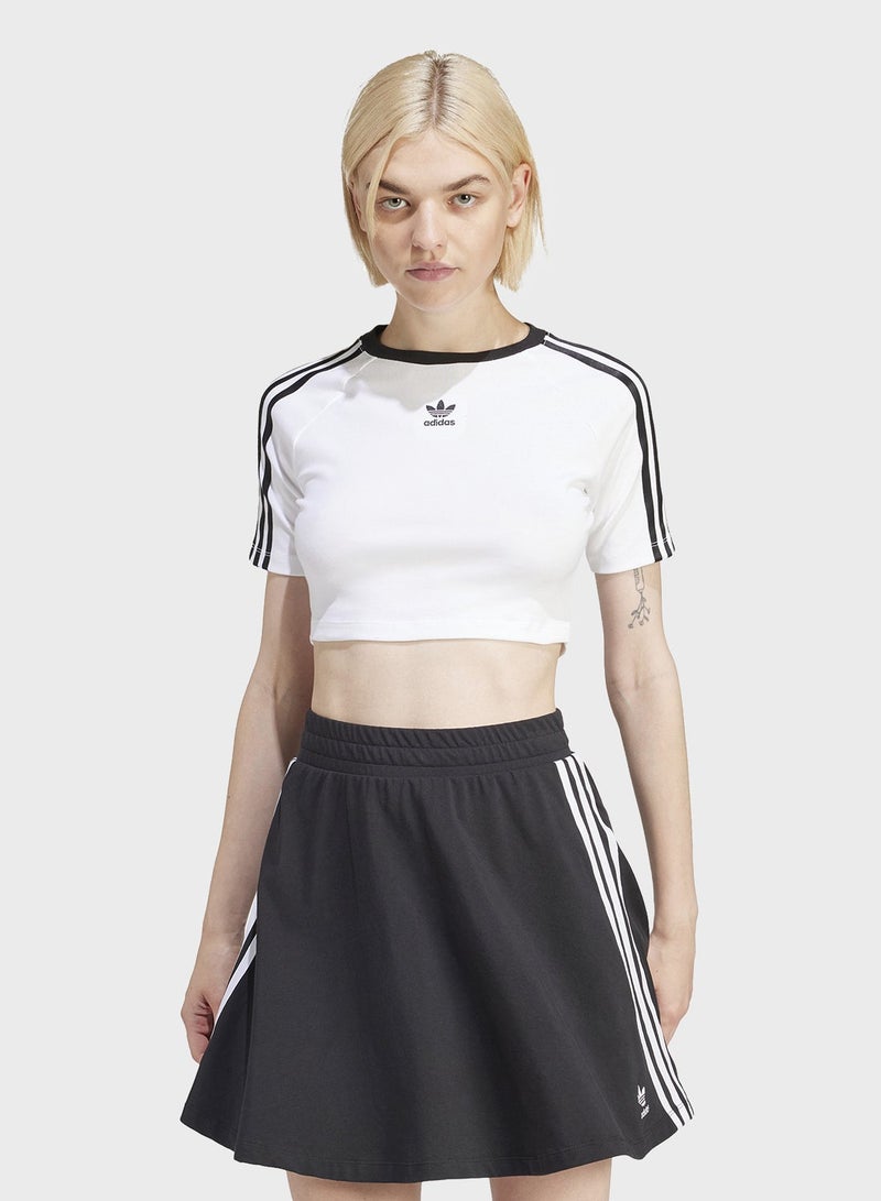 adidas Originals 3 Stripe Baby T-Shirt - Image 1