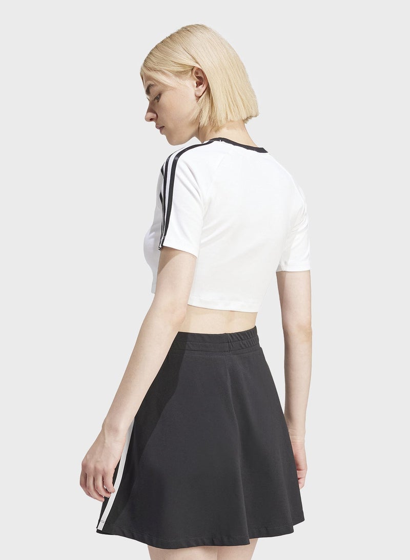 adidas Originals 3 Stripe Baby T-Shirt - Image 2