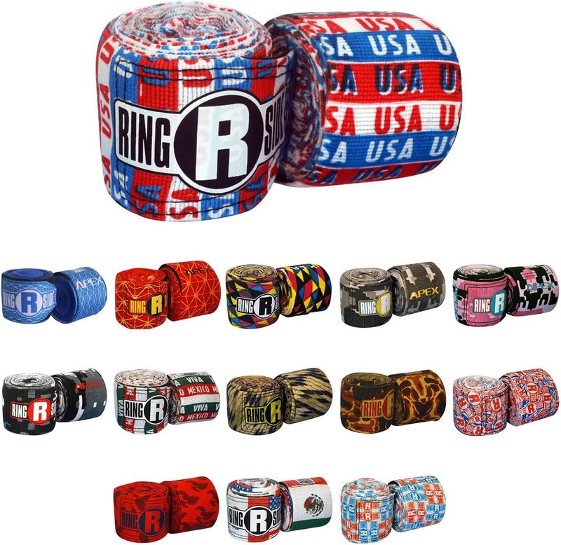 Ringside APEX Hand Wraps, Blue - Image 1