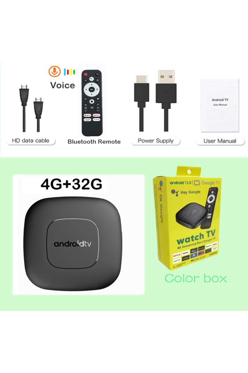 إيروريكس جهاز استقبال تلفزيوني ذكي يعمل بنظام أندرويد 14 T1، يدعم شبكات الجيل الرابع 4G وذاكرة 32 جيجابايت، مزود بجهاز تحكم صوتي، من إنتاج شركة Allwinner، طراز H313، بسعة تخزين 8 جيجابايت + 128 جيجابايت، يدعم واي فاي مزدوج (2.4 جيجاهرتز/5 جيجاهرتز)، وتقنية بلو راي.