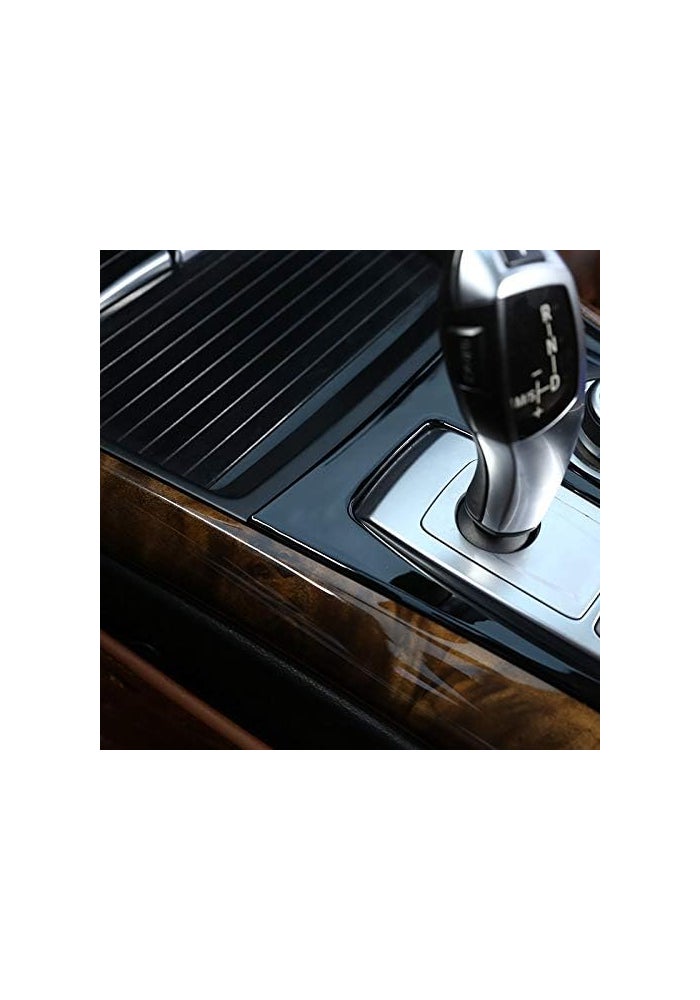 Yurefax Glossy Black Gear Shift Panel Cover for BMW X5 E70 - Image 4