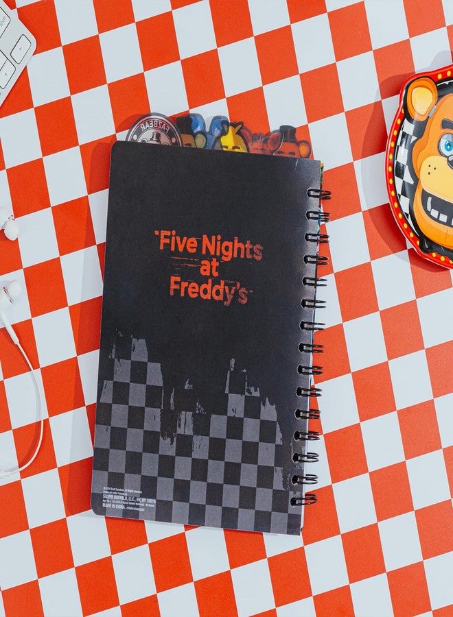 Silver Buffalo Five Nights At Freddy's: Special Delivery Let's Party 6-Tab Spiral Notebook | Notepad Journal, Stationery Paper | 7 x 9 Inches - Image 5