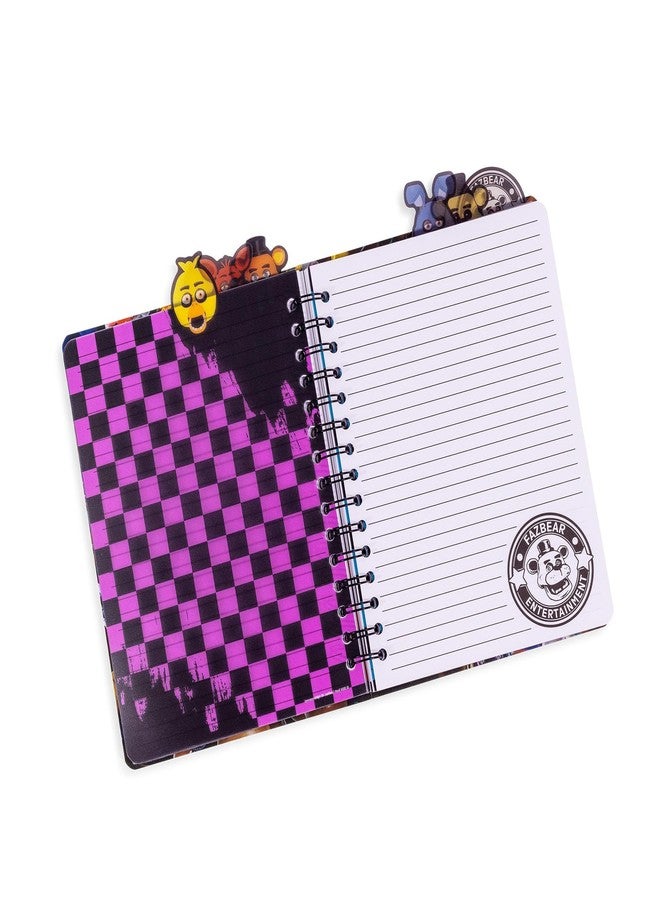 Silver Buffalo Five Nights At Freddy's: Special Delivery Let's Party 6-Tab Spiral Notebook | Notepad Journal, Stationery Paper | 7 x 9 Inches - Image 3